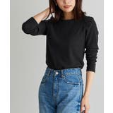 ブラック | パフスリーブテレコリブカットソー カットソー パフスリーブ テレコリブ | Pierrot