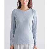 パフスリーブテレコリブカットソー カットソー パフスリーブ テレコリブ | Pierrot | 詳細画像7 