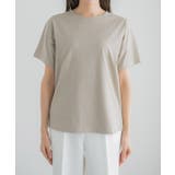 クルーネックシルケットコットンTシャツ Tシャツ カットソー | Pierrot | 詳細画像8