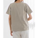 クルーネックシルケットコットンTシャツ Tシャツ カットソー | Pierrot | 詳細画像10