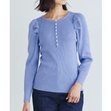 ボリュームスリーブリブニット ニット デザインニット | Pierrot | 詳細画像7 