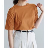 オレンジ | Steady 8月号掲載アイテム 汗ジミ防止シャーリングデザインTシャツ | Pierrot