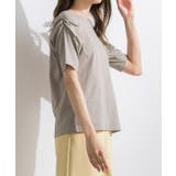 Steady 8月号掲載アイテム 汗ジミ防止シャーリングデザインTシャツ | Pierrot | 詳細画像10 