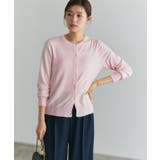 ライトピンク | クルーネックシルクタッチウォッシャブルニットカーディガン カーディガン ニット | Pierrot