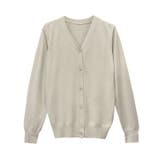 グレージュ | Vネックシルクタッチウォッシャブルニットカーディガン カーディガン ニット | Pierrot