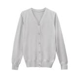 グレー | Vネックシルクタッチウォッシャブルニットカーディガン カーディガン ニット | Pierrot