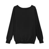 ブラック | ボートネックシルクタッチウォッシャブルニット ニット シルクタッチ | Pierrot