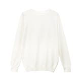 オフホワイト | クルーネックシルクタッチウォッシャブルニット ニット シルクタッチ | Pierrot