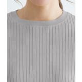 クルーネックシルクタッチウォッシャブルリブニット ニット シルクタッチ | Pierrot | 詳細画像8 