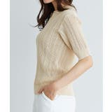 リネンタッチポロニット ニット サマーニット | Pierrot | 詳細画像6 