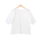 オフホワイト | パフスリーブTシャツ Tシャツ 半袖Tシャツ | Pierrot