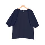 ネイビー | パフスリーブTシャツ Tシャツ 半袖Tシャツ | Pierrot