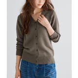 モカ | プレミアムカシミヤタッチカーディガン カーディガン カシミヤタッチ | Pierrot