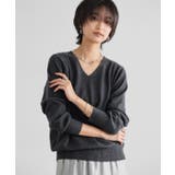 RASW カシミヤ100%Vネックニット セーター ベーシック 冬 | Pierrot | 詳細画像25