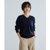 RASW カシミヤ100%Vネックニット セーター ベーシック 冬 | Pierrot | 詳細画像22