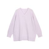 ライトピンク | [RASW]モヘア混Vネックニット ニット セーター | Pierrot