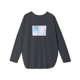 チャコール | アートプリントロンT Tシャツ ロンT | Pierrot