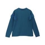 ブルーグリーン | ポンチフレアドッキングプルオーバー トップス フレア | Pierrot