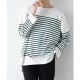 ボーダーチュニックルーズプルオーバー Tシャツ カットソー | Pierrot | 詳細画像23 