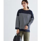 ボーダーチュニックルーズプルオーバー Tシャツ カットソー | Pierrot | 詳細画像25 