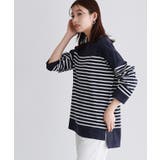 ボーダーチュニックルーズプルオーバー Tシャツ カットソー | Pierrot | 詳細画像29 
