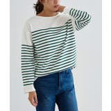 ボーダーチュニックルーズプルオーバー Tシャツ カットソー | Pierrot | 詳細画像20 