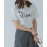 D/オフホワイト×チャコール | 選べるロゴTシャツ ロゴ ロゴT | Pierrot