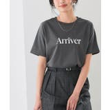 A/チャコール×オフホワイト | 【接触冷感 イージーケア】選べるロゴTシャツ ロゴ | Pierrot