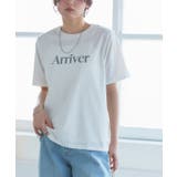 A/オフホワイト×グレーグリッター | 【接触冷感 イージーケア】選べるロゴTシャツ ロゴ | Pierrot