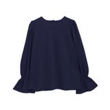 ネイビー | バックボタンキャンディスリーブTブラウス Tブラウス キャンディスリーブ | Pierrot