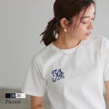 シルケット刺繍Tシャツ Tシャツ シルケット | Pierrot | 詳細画像1 