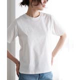 オフホワイト×オフホワイト | シルケット刺繍Tシャツ Tシャツ シルケット | Pierrot