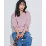 ライトピンク | ネックが選べる綿100%ニット ニット 綿100% | Pierrot