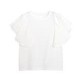 オフホワイト | フリルスリーブTシャツ Tシャツ カットソー | Pierrot