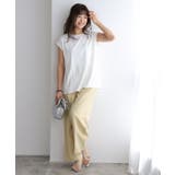 接触冷感フレンチスリーブAラインTシャツ Tシャツ カットソー | Pierrot | 詳細画像25 