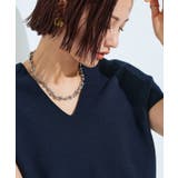 綿混Vネックフレンチニット ニット フレンチスリーブ | Pierrot | 詳細画像19