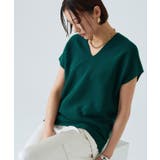 綿混Vネックフレンチニット ニット フレンチスリーブ | Pierrot | 詳細画像23