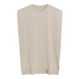 グレージュ | ショルダータックTシャツ Tシャツ カットソー | Pierrot