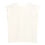 アイボリー | 2way柄編みニット ニット フレンチ袖 | Pierrot