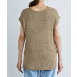 テープヤーンフレンチスリーブニット ニット フレンチスリーブ | Pierrot | 詳細画像10 