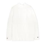 オフホワイト | ハイネックボタンスリーブチュニックニット ニット ハイネック | Pierrot