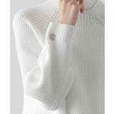 ハイネックボタンスリーブチュニックニット ニット ハイネック | Pierrot | 詳細画像5 