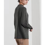 ハイネックボタンスリーブチュニックニット ニット ハイネック | Pierrot | 詳細画像7 