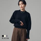 スウェットライクボリュームスリーブニット ニット スウェットライク | Pierrot | 詳細画像1 