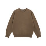 キャメルブラウン | [RASW] カシミヤ100％クルーネックニット RASW | Pierrot