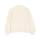 アイボリー | シャギーボリュームスリーブニット ニット シャギー | Pierrot