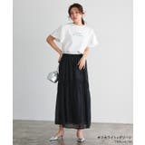 フレアスリーブロゴTシャツ Tシャツ ロゴ | Pierrot | 詳細画像36