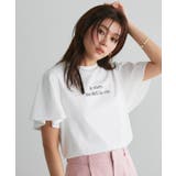 フレアスリーブロゴTシャツ Tシャツ ロゴ | Pierrot | 詳細画像22