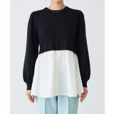 異素材ドッキングタイリボンニット ニット タイ | Pierrot | 詳細画像6