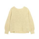 ライトイエロー | リボンヤーンボートネックニット ニット ボートネック | Pierrot